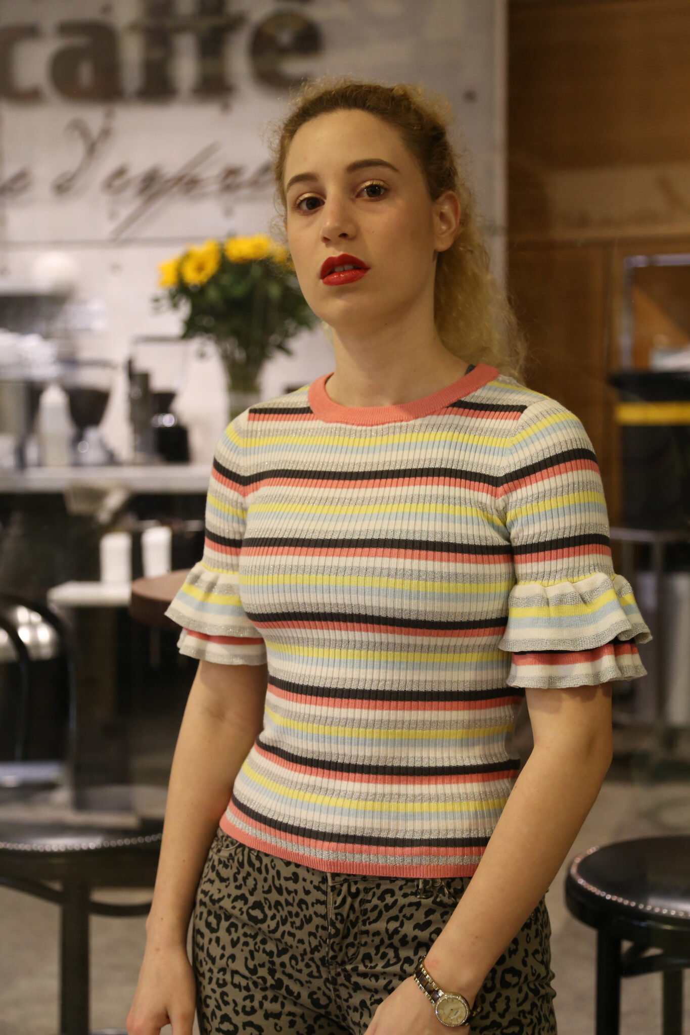 rainbow stipes fashionאופנת פסים בצבעי הקשת