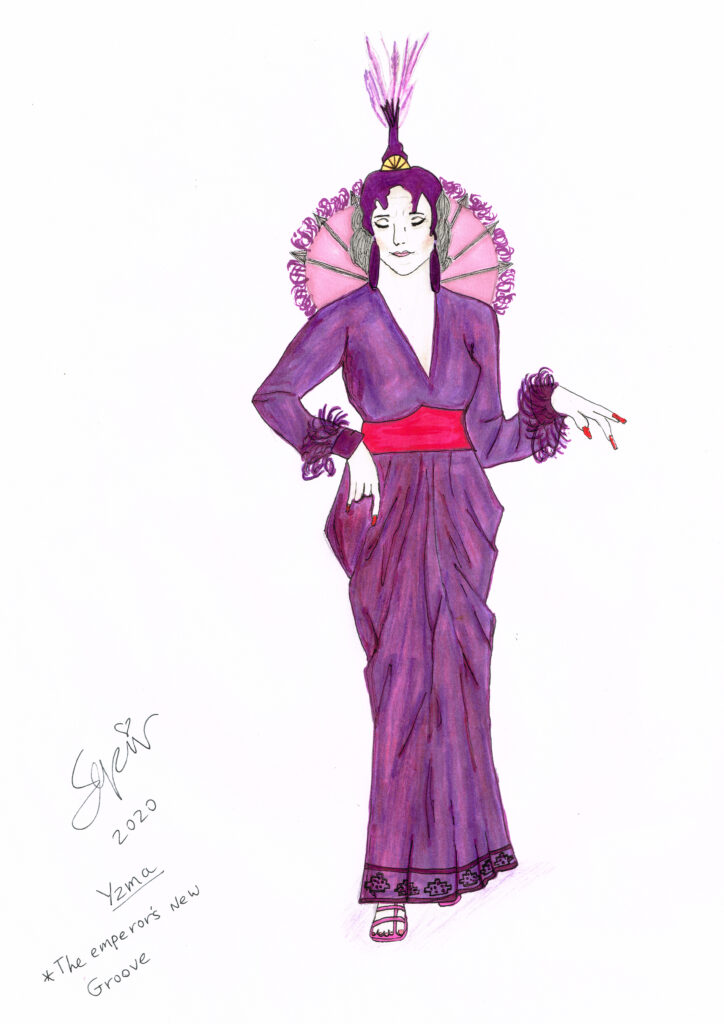 Costume designer- Sapir Ashkenazi for "The emperor's new groove" - Yzma