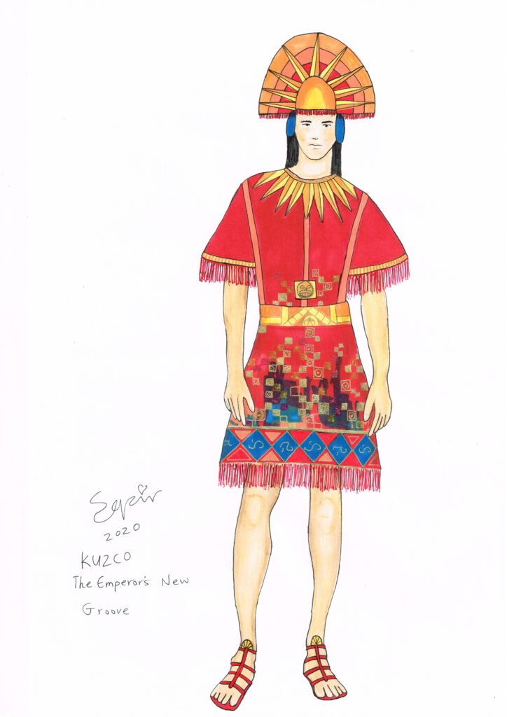 Costume designer- Sapir Ashkenazi for "The emperor's new groove" - kuzco