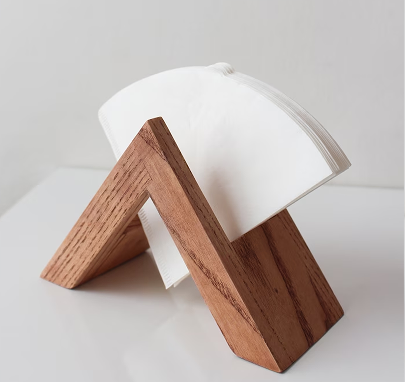 Ash Wood Coffee Filter Storage Holder gift guide