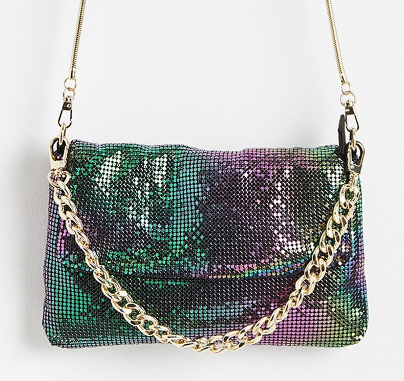 Chainmail Metallic Ombre Crossbody Bag gift guide