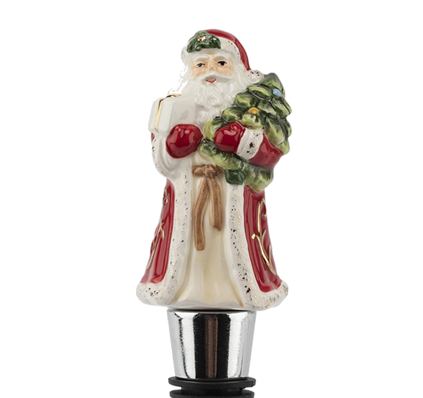 Santa Design Bottle Stopper Figural gift guide