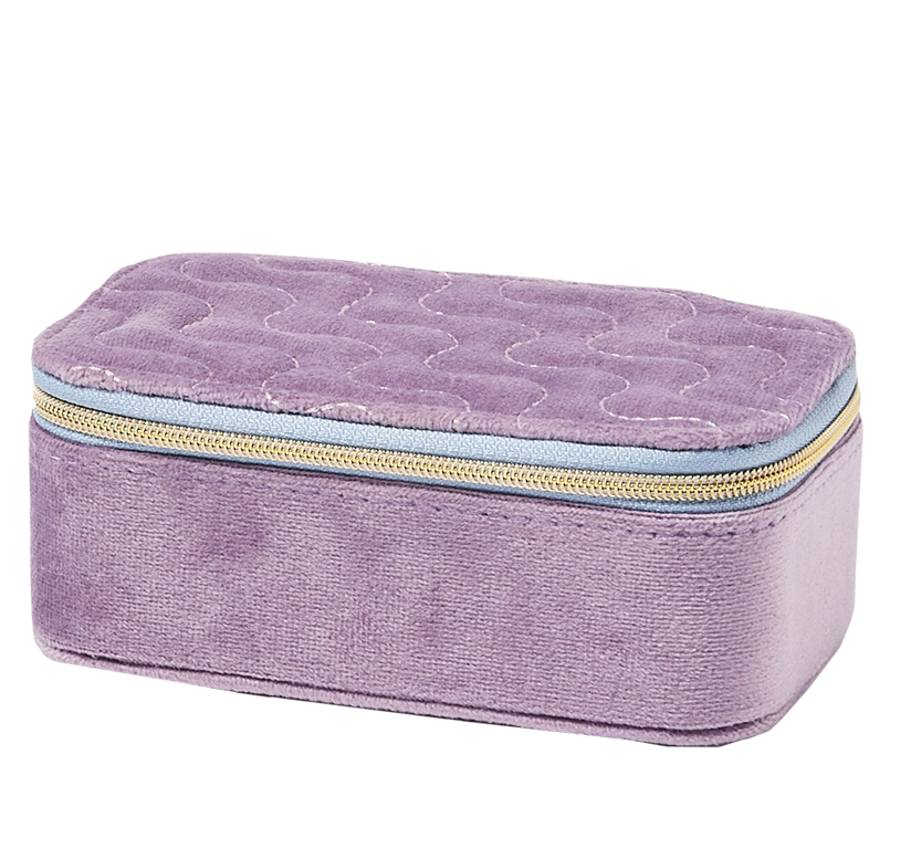 Abi Purple Embroidered Jewellery Box gift guide