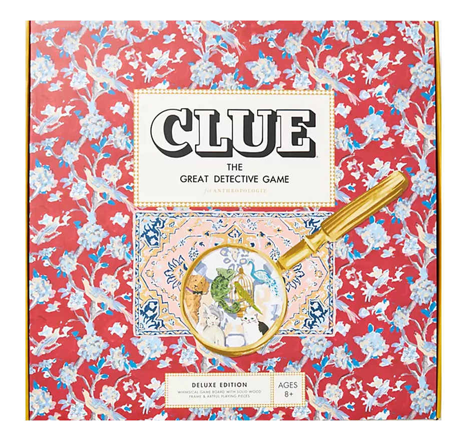 Clue for Anthropologie gift guide