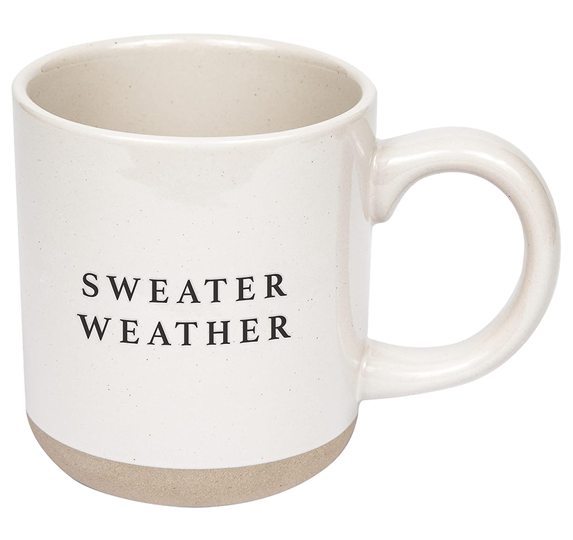 Sweet Water Decor Sweater Weather Stoneware Coffee Mug gift guide
