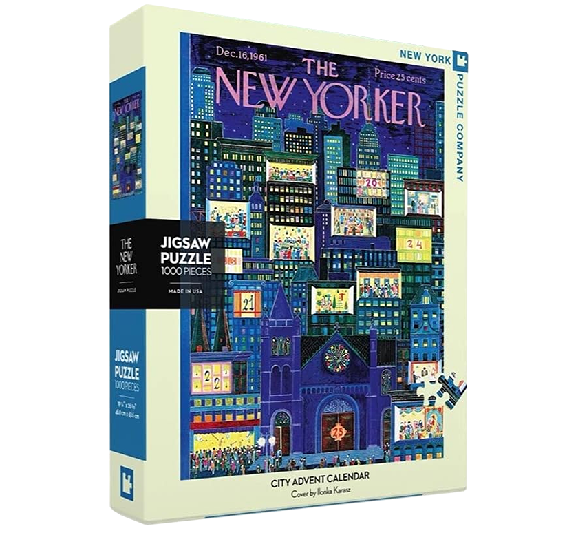 New York Puzzle Company - New Yorker City Advent Calendar - 1000 Piece Jigsaw Puzzle gift guide